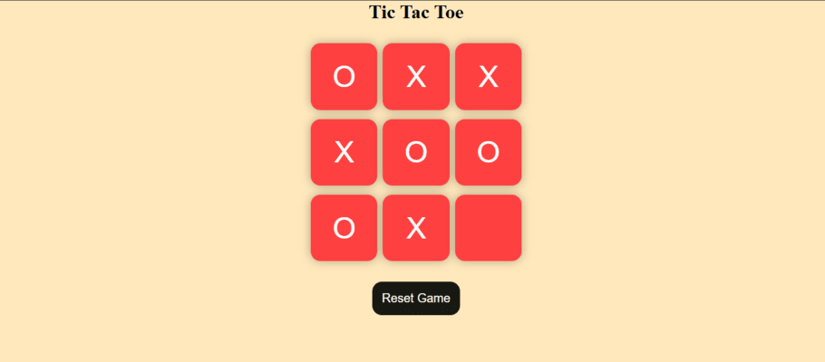Tic-Tac-Toe Game Project